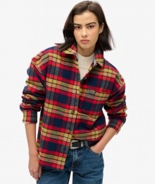 GeruitFlanellenOvershirtRoodGrootte40