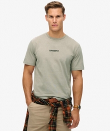 MicroLogoGraphicT-shirtmetLossePasvormBeigeGrootteL