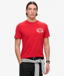 Outdoor-t-shirtmetPrintRoodGrootteS