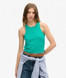 TanktopmetRuchesGroenGrootte38