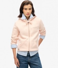 EssentialLogoHoodiemetRitsRozeGrootte34