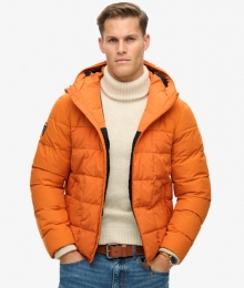 Expedition-pufferjasmetCapuchonOranjeGrootteXxl