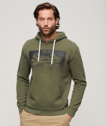 VintageBoxGradient-hoodieGroenGrootteM