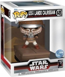 FunkoPop621StarWarsReturnoftheJedi-LandoCalrissianonJabbasSkiffDeluxeExclusive