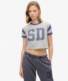AthleticEssentialsRingerT-shirtmetGrafischePrintGrijsGrootte38