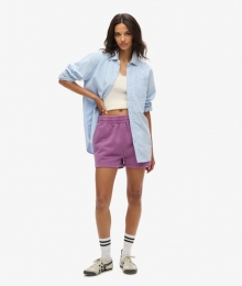 VintageWashSweatshortPaarsGrootte40