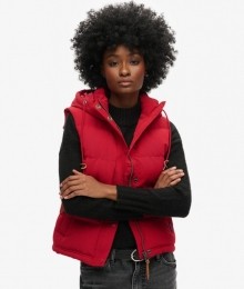 EverestPufferbodywarmermetCapuchonRoodGrootte42