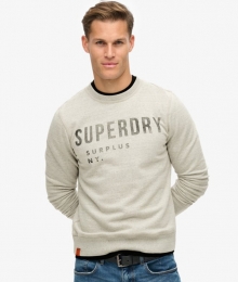 SurplusSweatshirtmetRondeHalsenPrintGrijsGrootteL