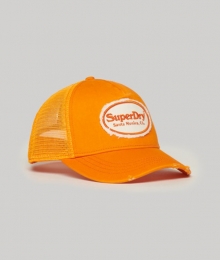 FluroMeshTruckerpetOranjeGrootte1SIZE
