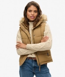 EverestBodywarmervanImitatiebontBruinGrootte40