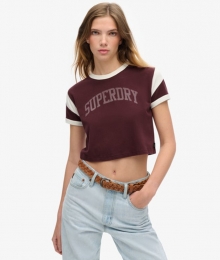 AthleticEssentialsRingerT-shirtmetGrafischePrintPaarsGrootte36