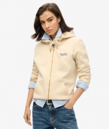 EssentialLogoHoodiemetRitsCrmeGrootte42