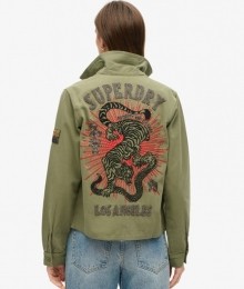 MilitaryJackmetVersieringenGroenGrootte42