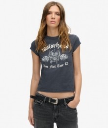 MotrheadxSuperdryT-shirtmetKapmouwenZwartGrootte42
