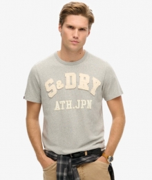 VintageAthleticShortSleeveT-shirtLichtgrijsGrootteXL