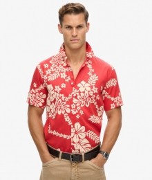 HawaaansOverhemdRoodGrootteXL