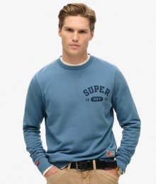 AthelticSweatshirtmetPrintBlauwGrootteL