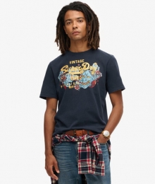 TokyoT-shirtmetPrintBlauwGrootteL