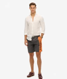 GerecycledeSportswearBoardshortmetLogo-48cmDonkergrijsGrootteM