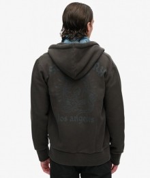 LosvallendeTattooHoodiemetPrintZwartGrootteL