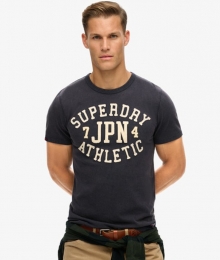VintageAthleticShortSleeveT-shirtBlauwGrootteS