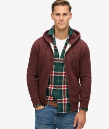EssentialLogoHoodiemetRitsRoodGrootteL