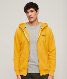 EssentialLogoHoodiemetRitsGoudGrootteL