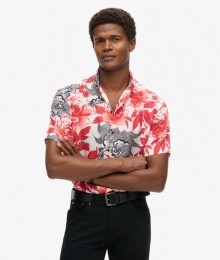 HawaiianResortOverhemdRoodGrootteXL