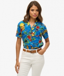 BeachResortOverhemdBlauwGrootte42