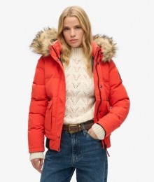 EverestHoodedPufferBomberjackOranjeGrootte36