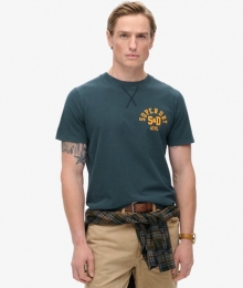 TrackampFieldT-shirtmetGrafischePrintBlauwGrootteL