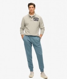 EssentialJoggingbroekmetLogoBlauwGrootteS