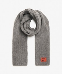 WorkwearPluizigGebreideSjaalGrijsGrootte1SIZE