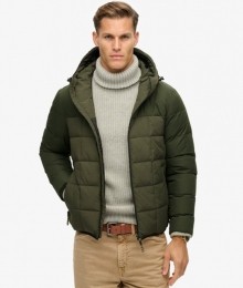 Expedition-pufferjasmetCapuchonGroenGrootteXL