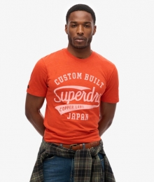 CopperLabelT-shirtmetTekstOranjeGrootteM