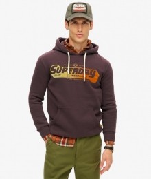FlockedFadeHoodiemetPrintPaarsGrootteL