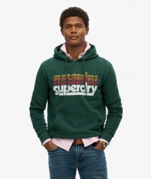 StackedHoodieGroenGrootteL