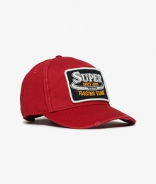 TruckerpetmetGrafischePrintRoodGrootte1SIZE
