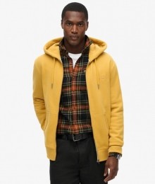 EssentialLogoHoodiemetRitsGeelGrootteL