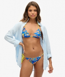 CheekyBikinibroekjemetStrikjesaandeZijkantBlauwGrootte38