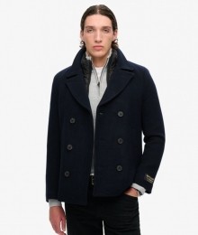 2-in-1WollenDuffelBlauwGrootteL