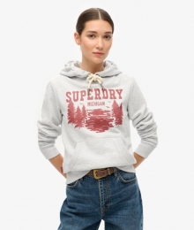 Lo-fiOutdoorHoodiemetAfbeeldingGrijsGrootte40