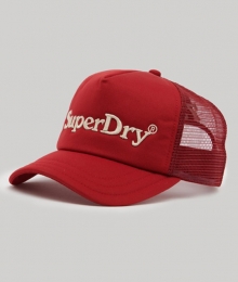 TruckerpetmetGrafischePrintRoodGrootte1SIZE