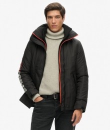 YachterWindbreakermetCapuchonZwartGrootteS