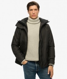 YachterWindbreakermetCapuchonZwartGrootteM