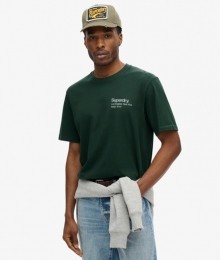 CoreLogoCityT-shirtmetLossePasvormGroenGrootteM