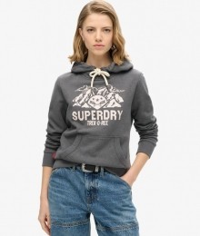Lo-fiOutdoorHoodiemetAfbeeldingGrijsGrootte38