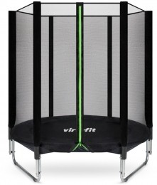 VirtuFitTrampolinemetVeiligheidsnet-Zwart-183cm