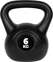VirtuFitPVCKettlebell-6kg-Zwart