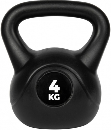 VirtuFitPVCKettlebell-4kg-Zwart